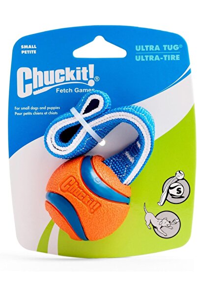 Hype Store Chuckit! Ultra Tug Köpek Çekiştirmeli Oyun Topu (Small) - Dayanıklı Halatlı Doğal Kauçuk, Yüksek Sıç