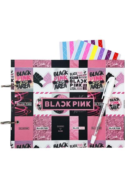 Hype Store Patladı Gitti Black Pink Tasarım Halkalı Fotoğraf Albümü; Beyaz Ka...