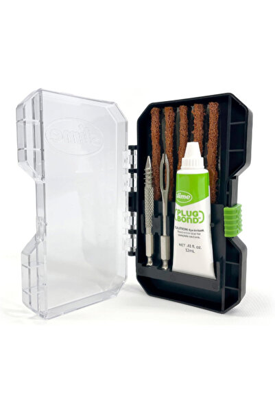 Slime طقم سدادة إطارات من 9 قطع بمثقاب فولاذي عالي القوة