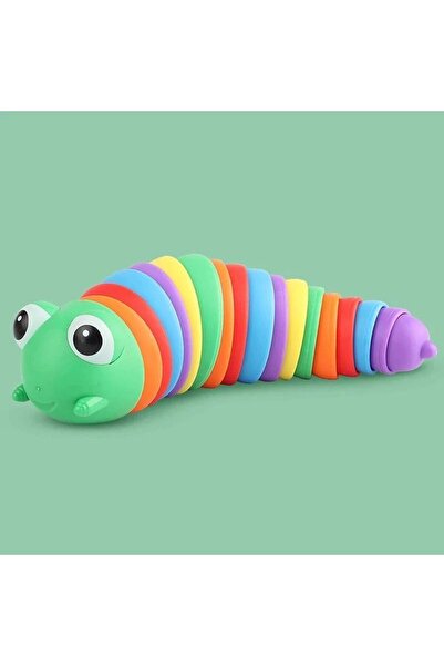 Hepta Collection emey e-ticaret Eğlenceli Emekleme,Eklemli Esnek Tırtıl Duyusal Stres Giderici Esnek El Oyuncağı İ...