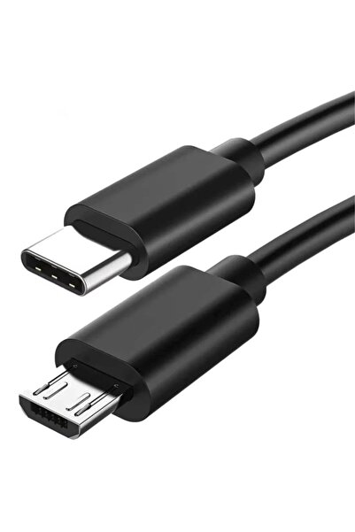 Genel Markalar Type-C to Micro USB Çevirici Dönüştürücü Kablo 80 cm