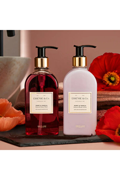 Oriflame Săpun lichid pentru mâini și corp cu mac și vanilie Essense&Co.