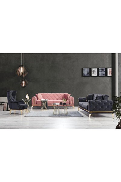 inegölmobilyası Melis Koltuk Takımı 3+3+1 Yataklı Sandıklı