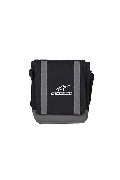 Z zepplin Alpinestars Logo Text Black Saddlebag