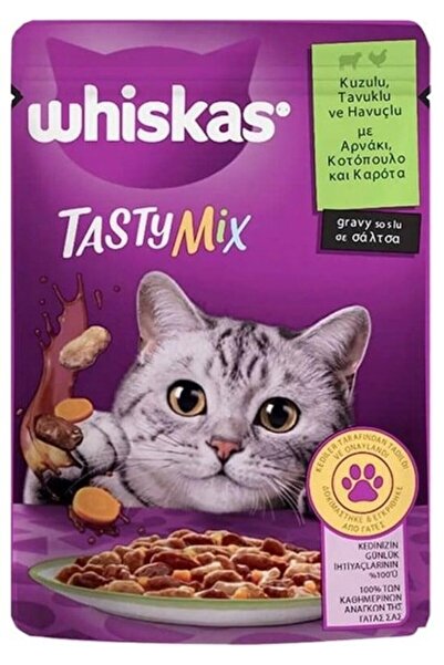 Whiskas TastyMix Kuzulu Havuçlu Kedi Maması 85 gr
