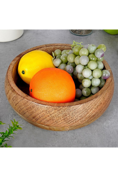 shumee Mango wooden bowl 18.5 cm, 900 ml