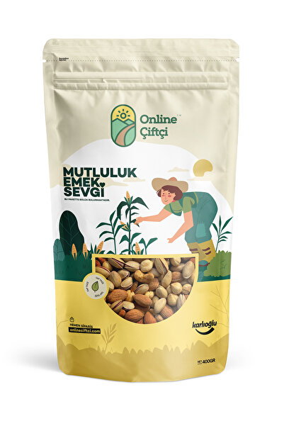 OnlineÇiftçi Lüks Karışık Kuruyemiş 400Gr