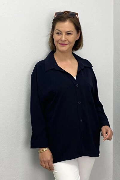 Mia Butik قميص أيروبين أسود نسائي