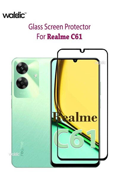 Generic Tempered Glass Screen Protector for Realme C61 - Black