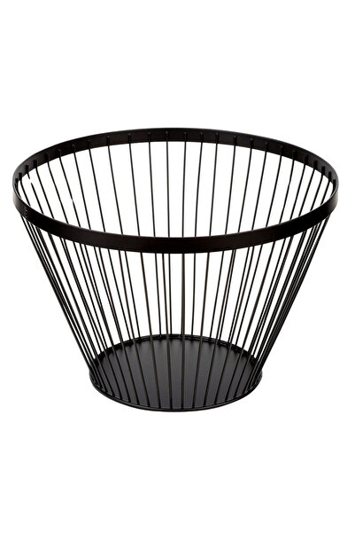 shumee MISTY black metal fruit basket 30 cm