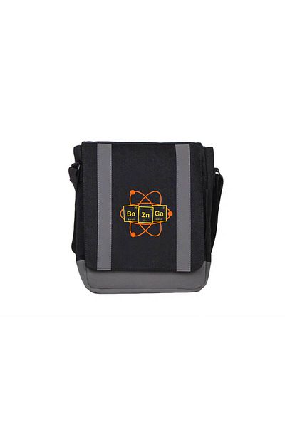Z zepplin Bazinga Science Black Saddle Bag
