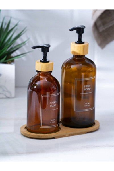 ACAR Dozator dublu pentru săpun lichid pentru bucătărie