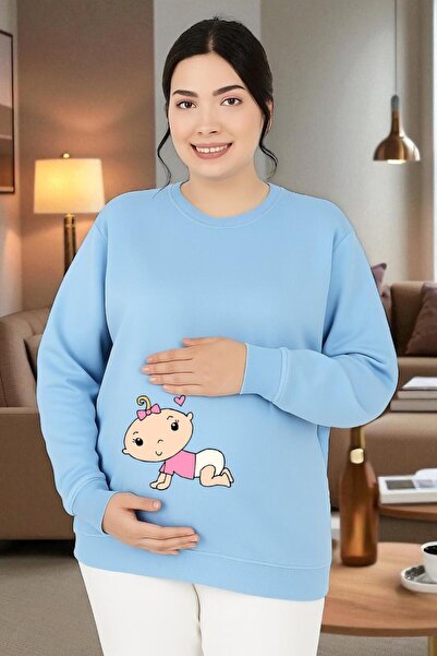 DM DOLCE MORE Printed Maternity Sweatshirt