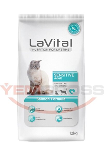 LaVital Somonlu Yetişkin Kedi Maması 12 Kg