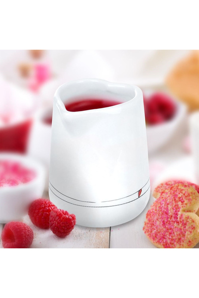 shumee White ceramic milk jug HEART 120 ml