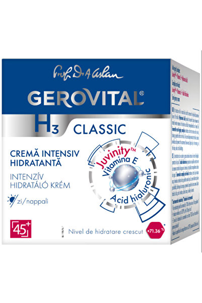 Gh3 Crema de zi intens hidratanta Gerovital H3 Classic 50 ml