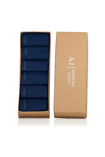 ANTHONY JACKSON 6 Çift Kutulu BAMBU Premium Klasik Erkek Çorap