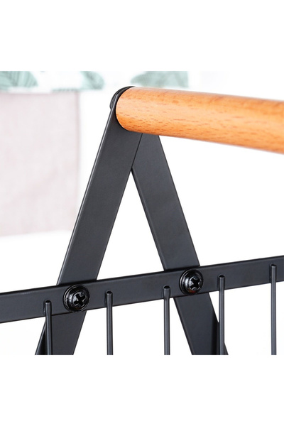 shumee Black metal fruit basket, 3 tiers