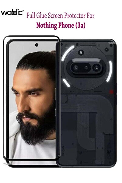 Generic Tempered Glass Screen Protector for Nothing Phone (3a) - Black