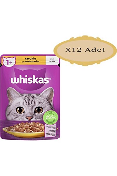Whiskas Pouch Tavuklu Yetişkin Kedi 85GR x 12 Adet