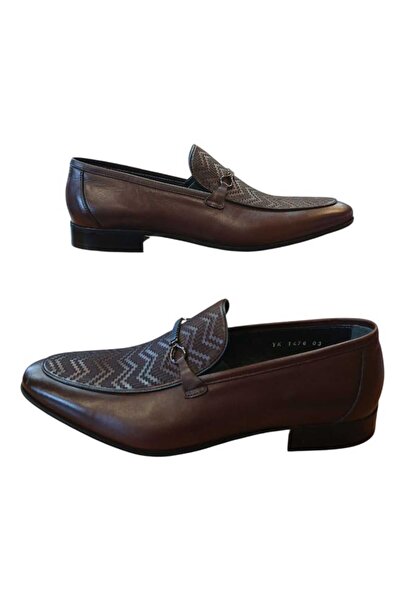 oktay kundura Men's Classic Leather Strapless Buckle Detail Microlight Handcrafted S1476 Shoes