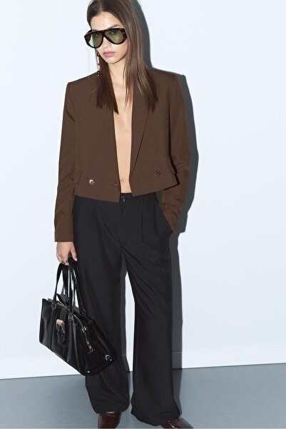 Stradivarius Smart cropped blazer