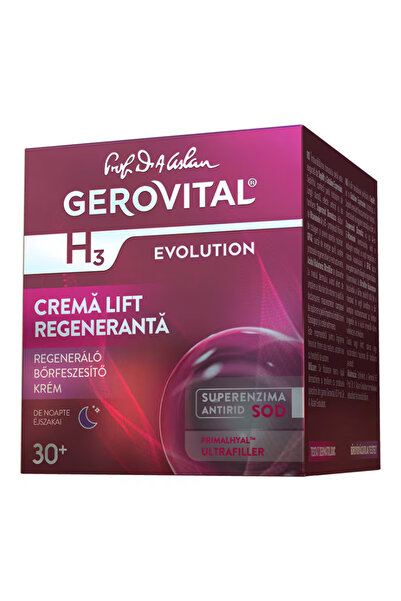 Gh3 Crema lift regeneranta 30+ de noapte Gerovital H3 Evolution 50ml