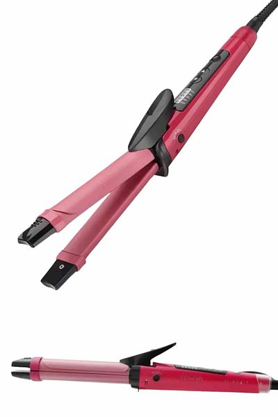Kanonik Education Hair Styler Ceramic Coating with Straightener and Tongs Feature