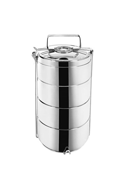 shumee Cutie termică pentru prânz din oțel, 4 niveluri, 4 x 900 ml