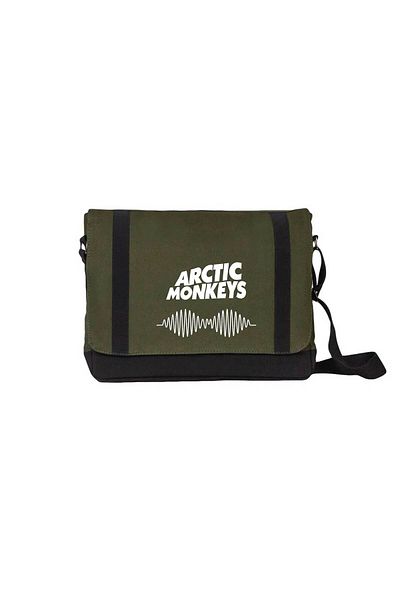 Z zepplin Arctic Monkeys 2 Khaki Green Color Mail Bag