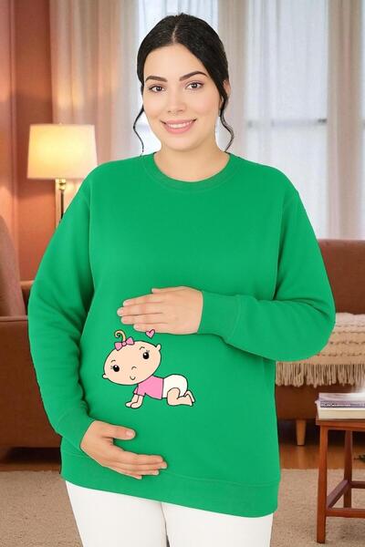 DM DOLCE MORE SWEATSHIRT DE MATERNITATE IMPRIMAT