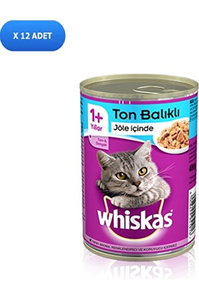 Whiskas Konserve Ton Balıklı 400 gr x 12 Adet CB15413
