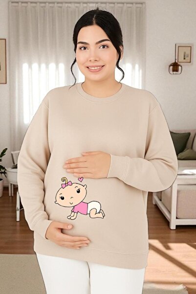 DM DOLCE MORE Printed Maternity Sweatshirt