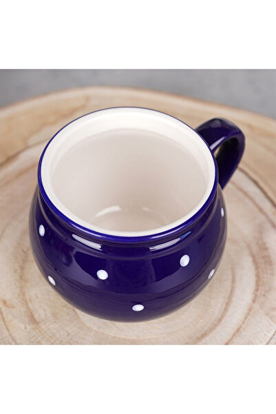 shumee Blue polka dot ceramic mug 200 ml