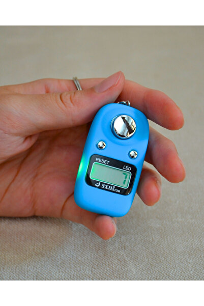 Bilenler عداد ذكريات رقمي مع سلسلة مفاتيح - مع ضوء ومفتاح إعادة الضبط |   لون...