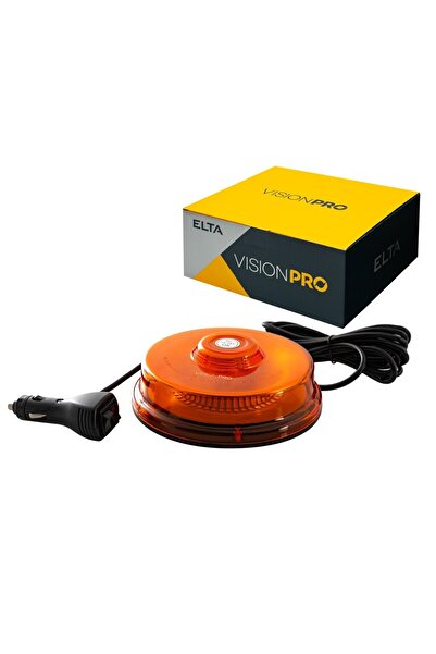 Elta Girofar cu Efect de Rotatie, Vision Pro, Premium, cu Magnet 12V - 24V, 48LED * 1W