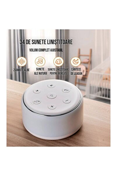 SMART GADGETS C&A White Noise Device for Baby and Children's Sleep, Portable Sleep Therapy with Night Light, SMARTGADG