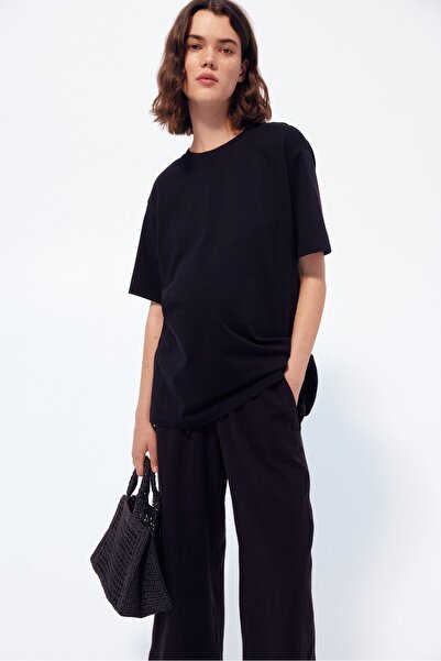 H&M MAMA Geniş Muslin Pantolon