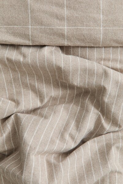 H&M Tek Kişilik Flanel Nevresim Takımı