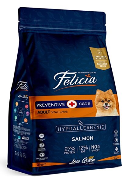 Felicia 3 Kg Somonlu Az Tahıllı Small/Mini Yetişkin Köpek Maması