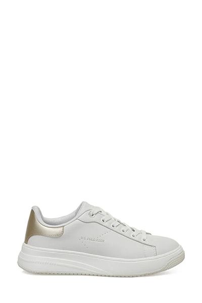 U.S. Polo Assn. U.S. Polo Assn. Yuna 5Pr Women's Sneaker White Gold