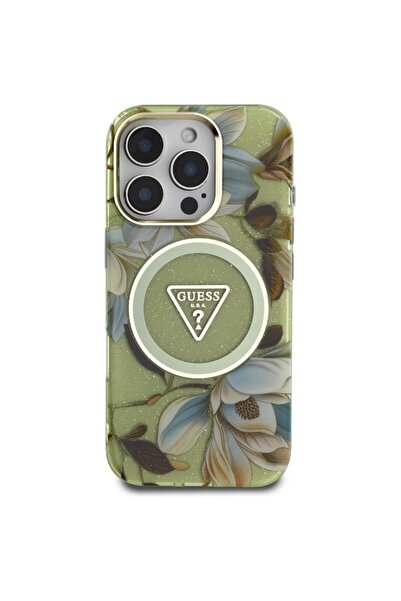 Guess Husa pentru iPhone 16 Pro, X63, Policarbonat, Green