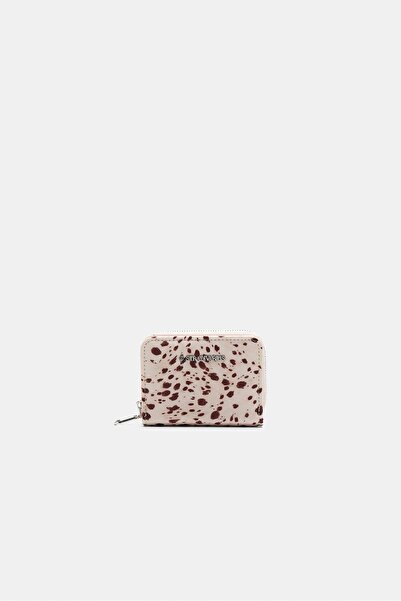 Stradivarius Desenli Fermuarlı Bozuk Para Cüzdanı