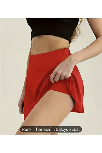 NYC GİYİM TEKSTİL Şortlu Etek Yüksek Bel Mayo Altı