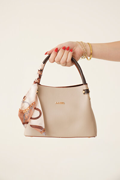 Riccon Lizthae Women's Shoulder and Shoulder Bag 00122158 Beige Tan