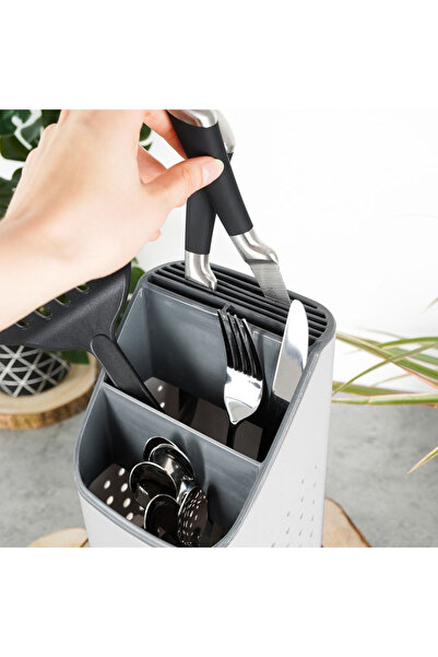 shumee Gray cutlery drainer