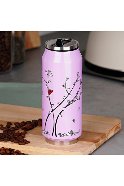 shumee Pink HEART thermal mug, 400 ml