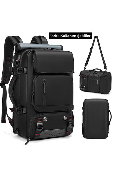 RELAXUS Waterproof Sports & Travel Backpack with Shoe Compartment – 30L – 16” Laptop Compartment