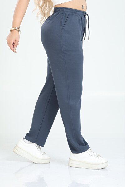 Esina Women's Modal Fabric Tube Leg Sweatpants