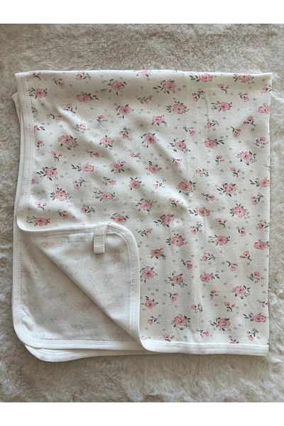 Seçkin Baby Floral Jacquard Single Layer Blanket 80*75 cm